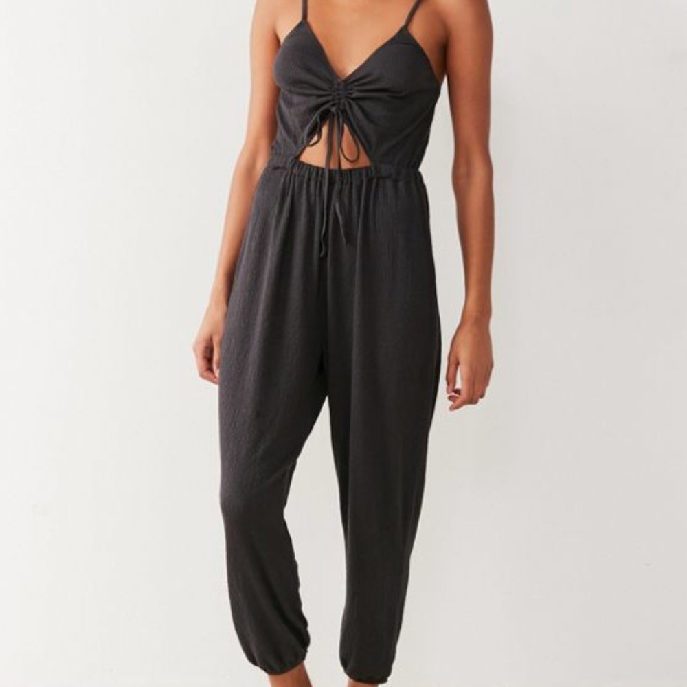Urban Outfitters Cinched Cutout Jumpsuit